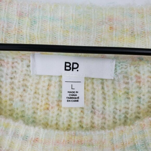 BP Nordstrom Rainbow Marl Sweater sz‎ L NWOT - Picture 6 of 9
